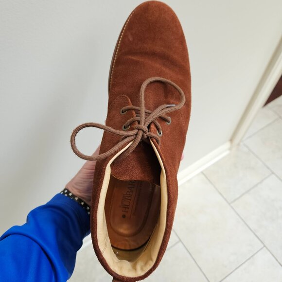Samuel Hubbard Men's Suede Chukka Boots, Chestnut, Sz 12 - Picture 11 of 16